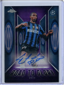 2025-26 Topps Chrome UEFA Club Comps Samuel Eto’o Road To Glory Autographs Purple 52/75