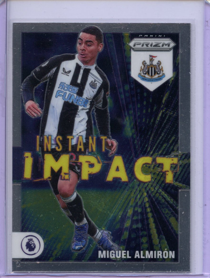 2021-22 Panini Prizm Premier League Miguel Almiron Instant Impact