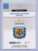 2026 Topps Argentina Team Set Leonardo Balerdi Orange Rainbow Foil 13/25