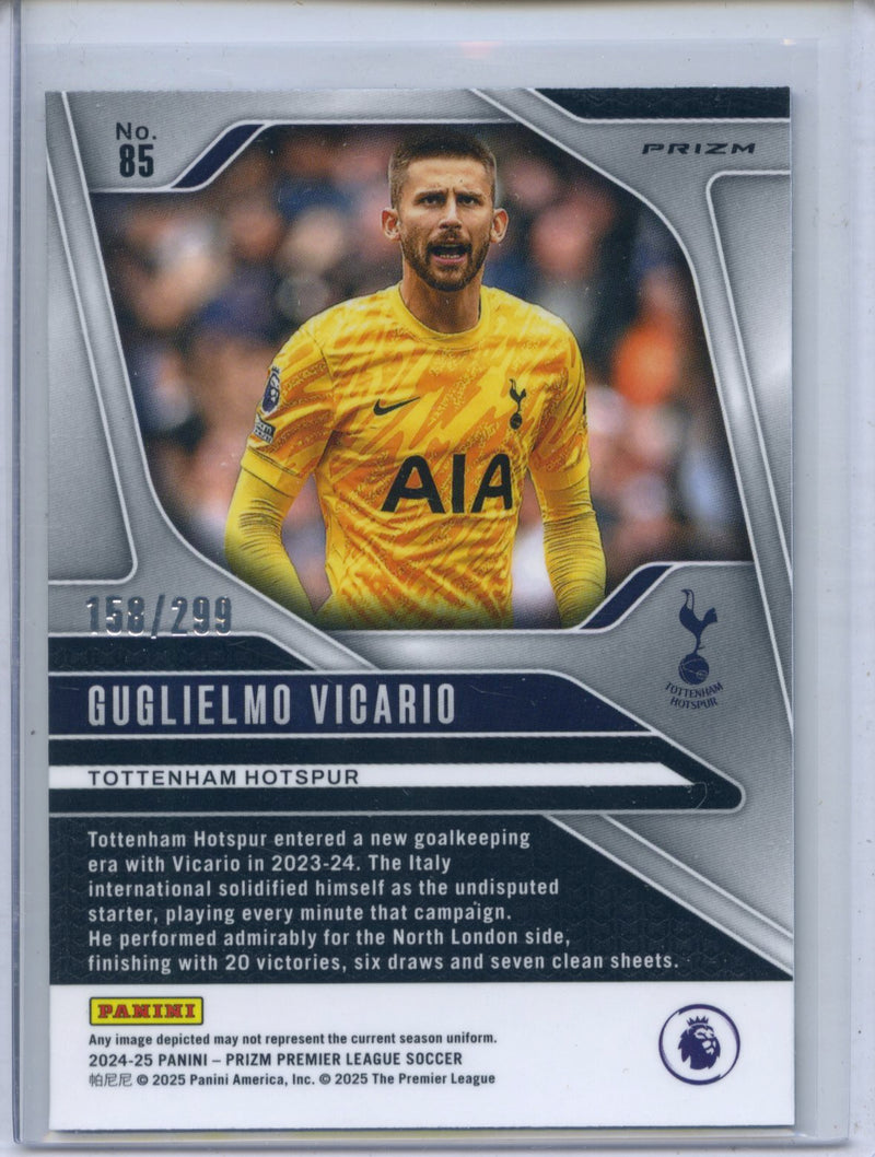 2024-25 Panini Prizm Premier League Guglielmo Vicario Blue 158/299