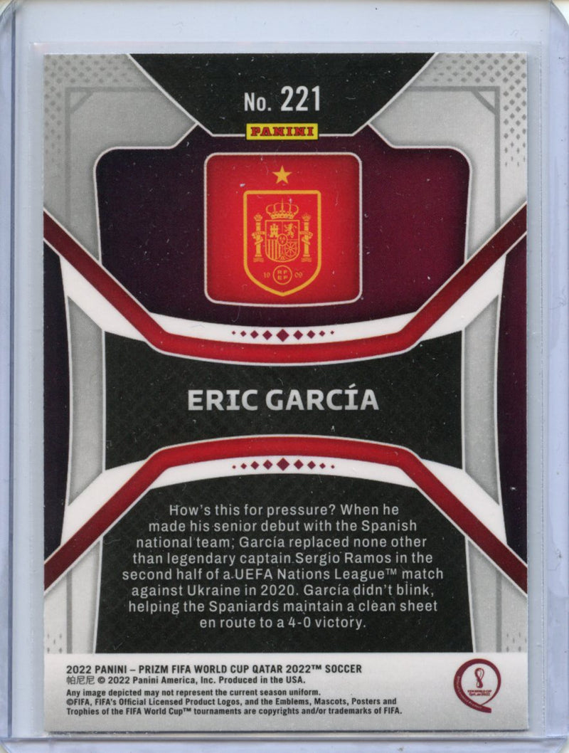 2022 Panini Prizm FIFA World Cup Qatar Eric Garcia