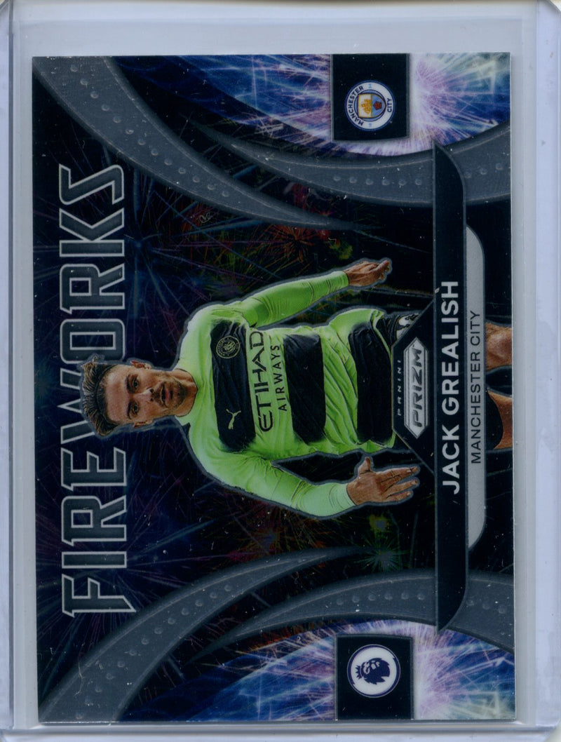 2022-23 Panini Prizm Premier League Jack Grealish Fireworks