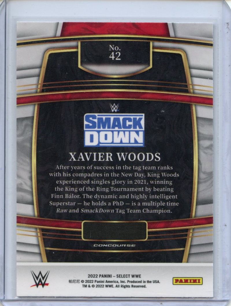 2022 Panini Select WWE Xavier Woods Concourse