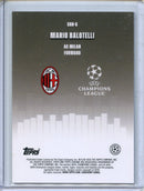 2025-26 Topps Chrome UEFA Club Comps Mario Balotelli Silenced Blue 134/150