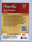 2025-26 Topps Premier League Cesc Fabregas Chrome Kings