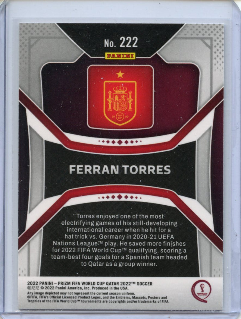 2022 Panini Prizm FIFA World Cup Qatar Ferran Torres