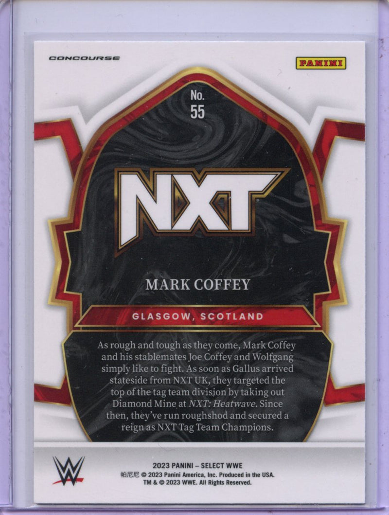 2023 Panini Select WWE Mark Coffey Concourse