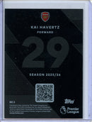 2025-26 Topps Premier League Kai Havertz Black Edge Edition