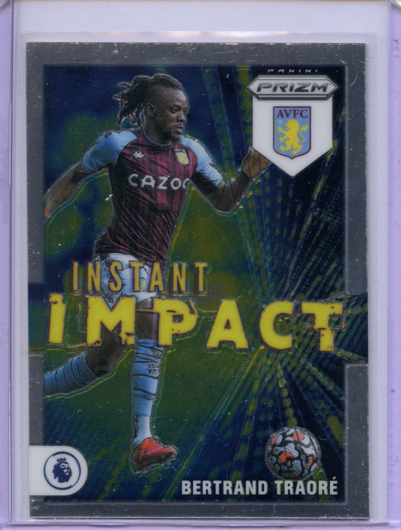 2021-22 Panini Prizm Premier League Bertrand Traore Instant Impact