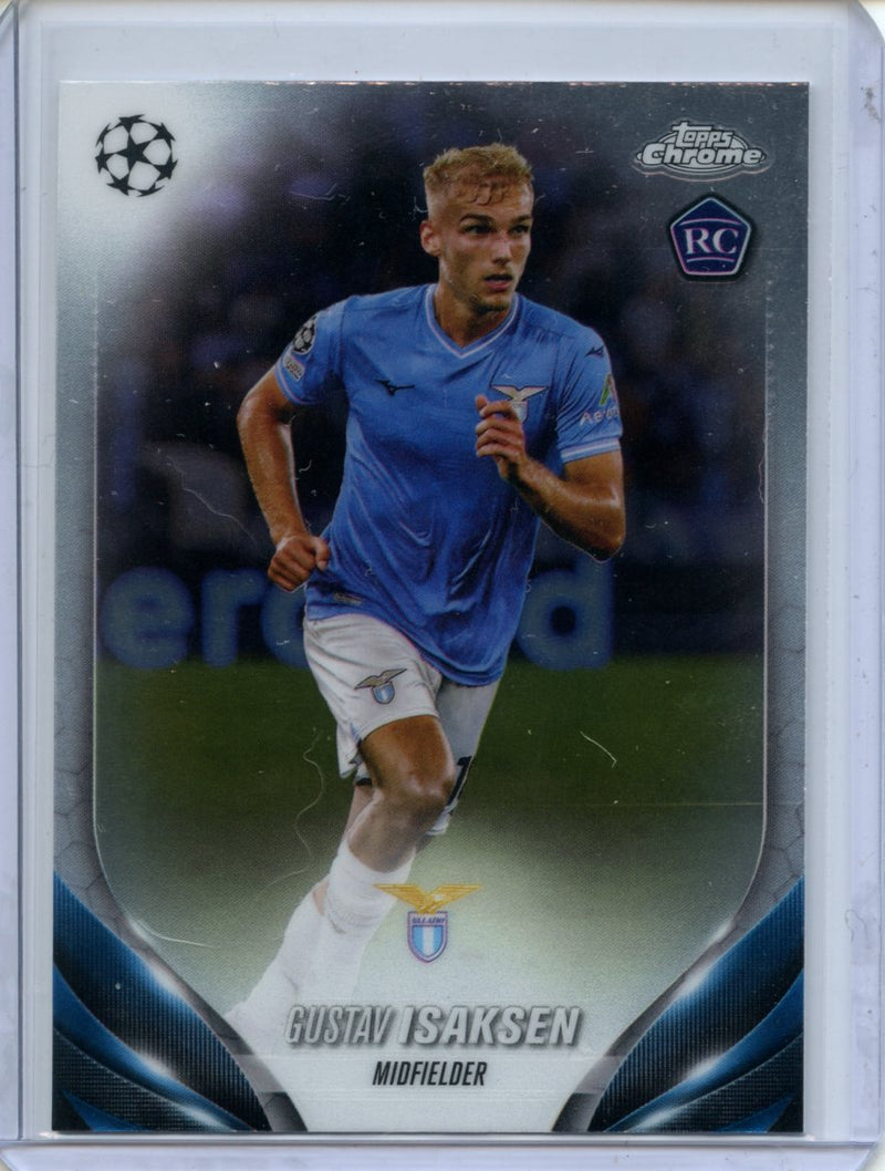 2023-24 Topps Chrome UEFA Gustav Isaksen