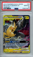 2019 Pokemon Sun & Moon Team Up Pikachu & Zekrom GX