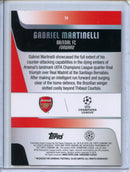 2025-26 Topps Chrome UEFA Club Comps Gabriel Martinelli Pink Lava 24/250