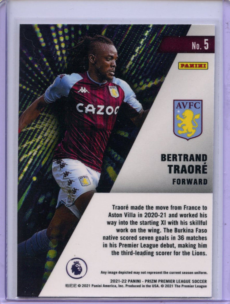 2021-22 Panini Prizm Premier League Bertrand Traore Instant Impact