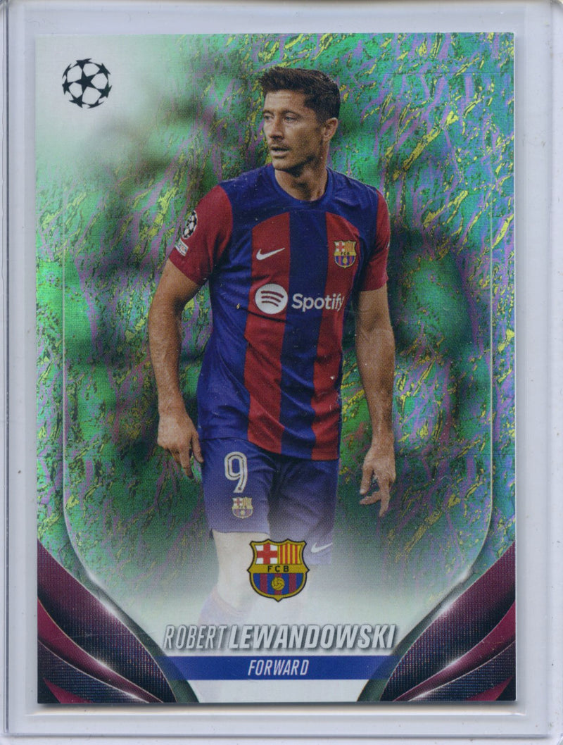 2023-24 Topps UEFA CC Jade Edition Robert Lewandowski