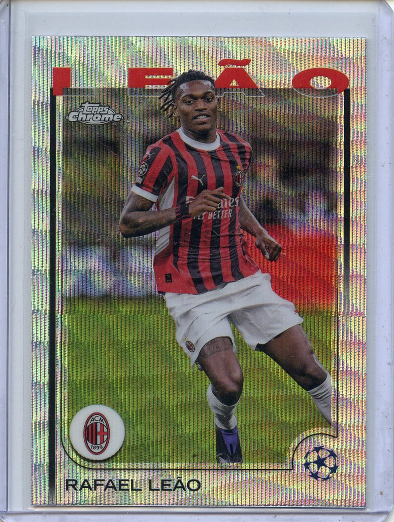 2024-25 Topps Chrome UEFA Club Comps Rafael Leao Wave