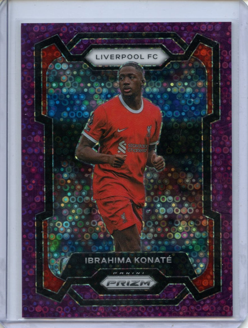 2023-24 Prizm Premier League Ibrahima Konate Purple Breakaway 16/25