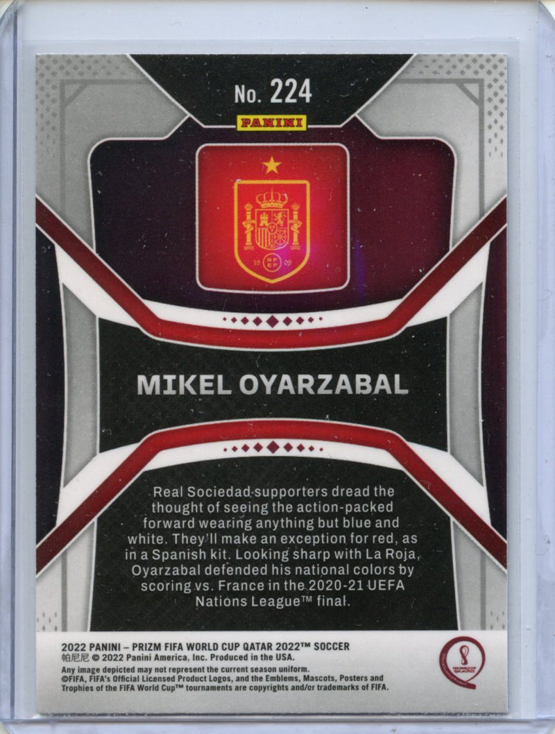 2022 Panini Prizm FIFA World Cup Qatar Mikel Oyarzabal