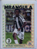 2024-25 Topps Chrome UEFA Club Comps Samuel Mbangula Wave