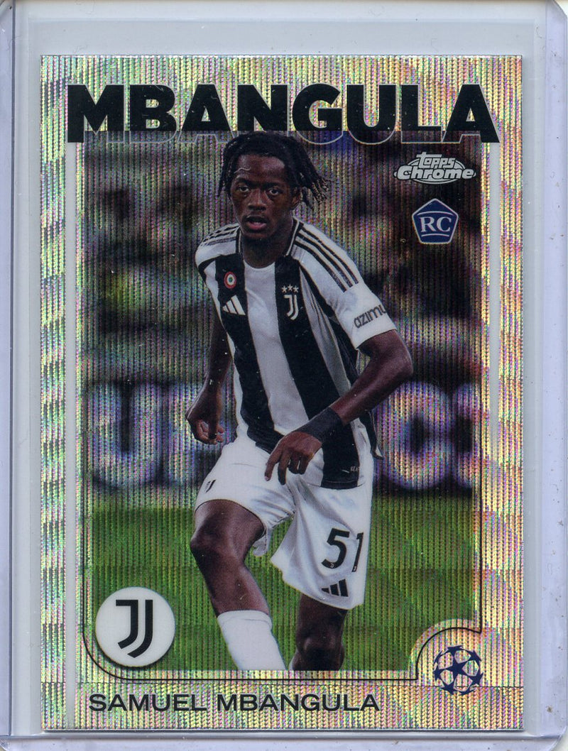 2024-25 Topps Chrome UEFA Club Comps Samuel Mbangula Wave