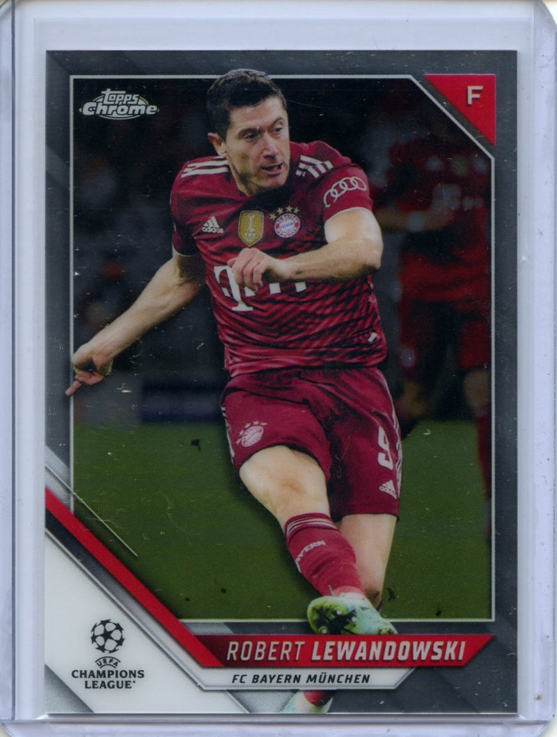 2021-22 Topps Chrome UEFA CL Robert Lewandowski