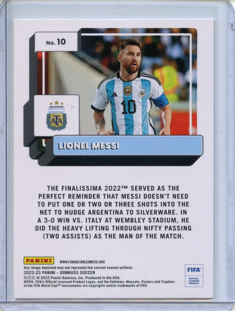 2022-23 Donruss FIFA Lionel Messi