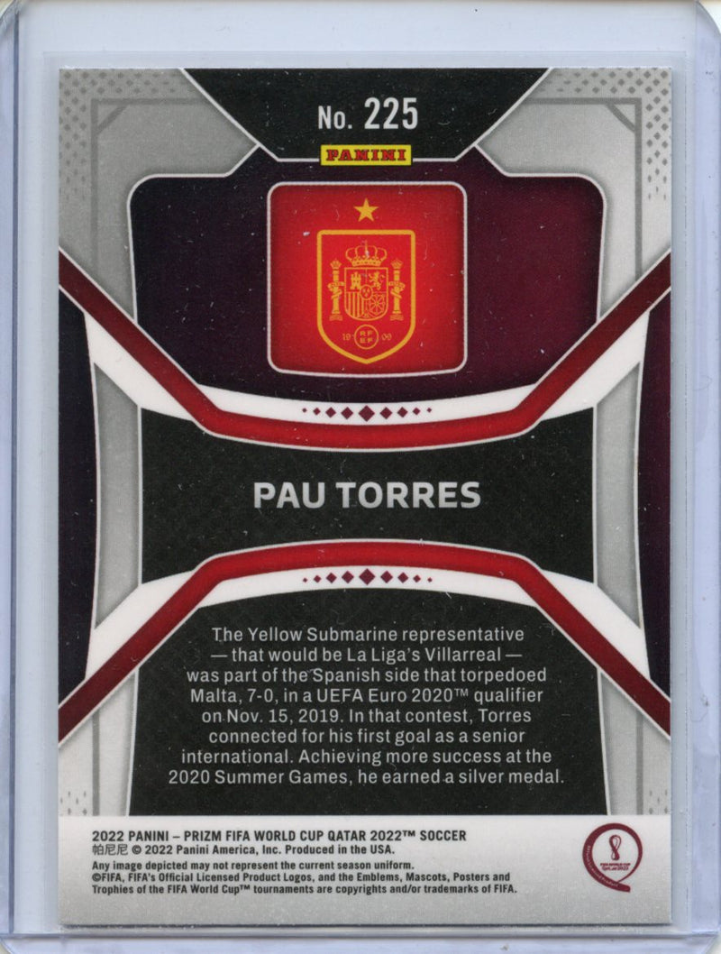 2022 Panini Prizm FIFA World Cup Qatar Pau Torres