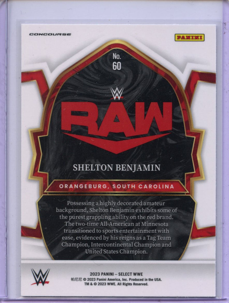 2023 Panini Select WWE Shelton Benjamin Concourse