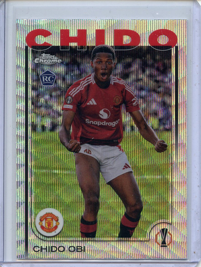 2024-25 Topps Chrome UEFA Club Comps Chido Obi Wave