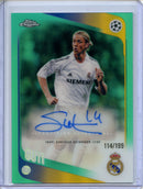 2025-26 Topps Chrome UEFA Club Comps Guti Autographs Aqua 114/199