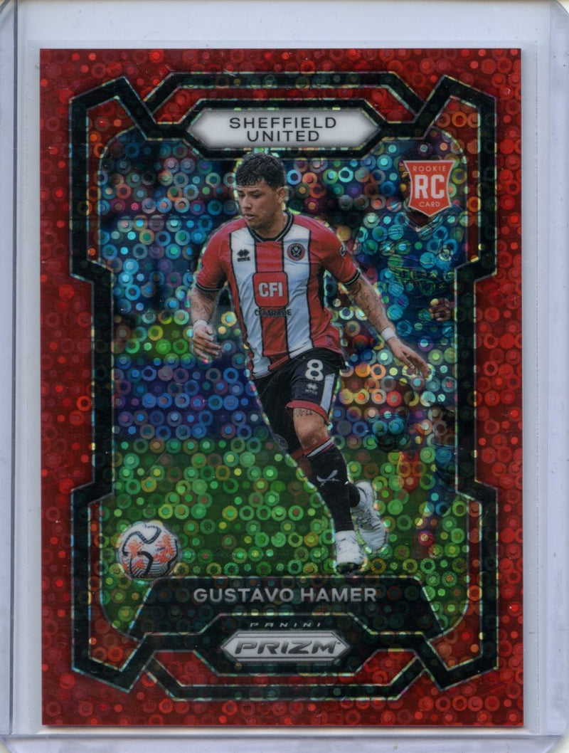 2023-24 Prizm Premier League Gustavo Hamer Red Breakaway 9/49