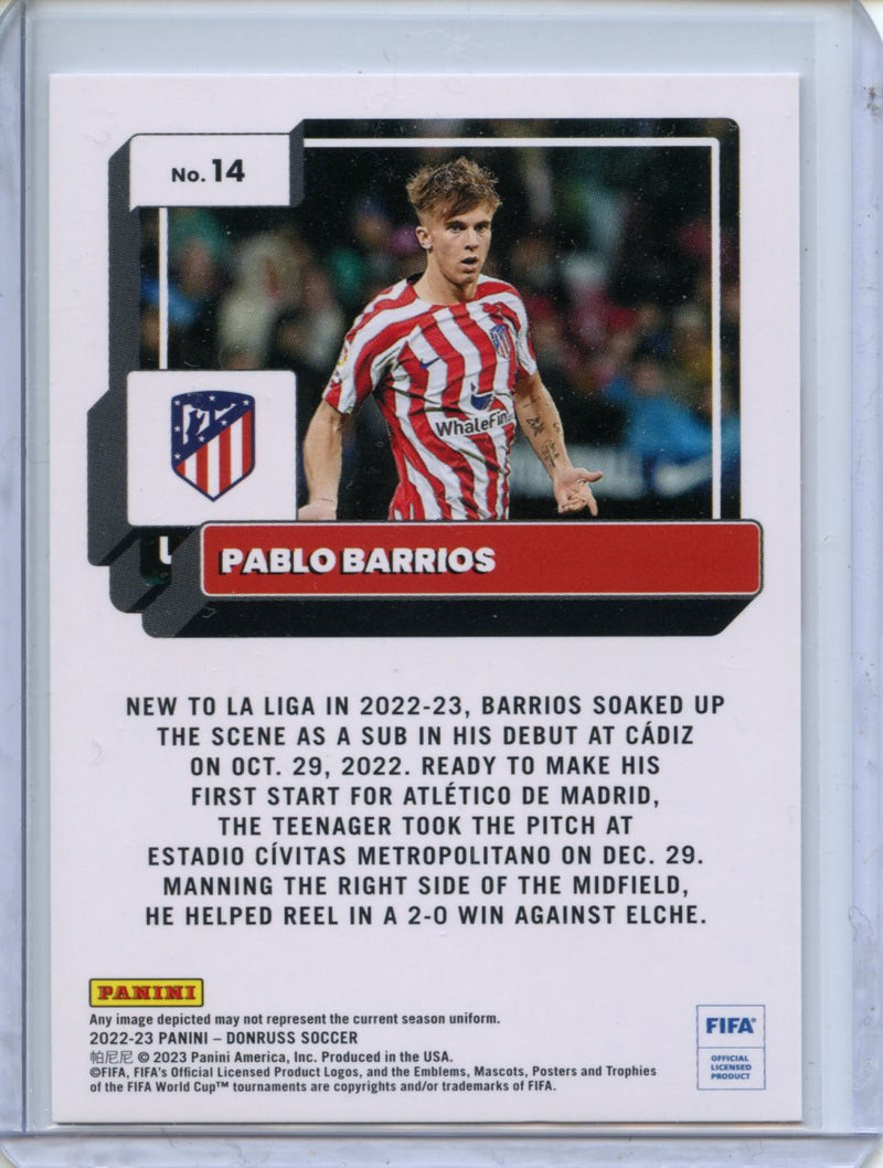 2022-23 Donruss FIFA Pablo Barrios