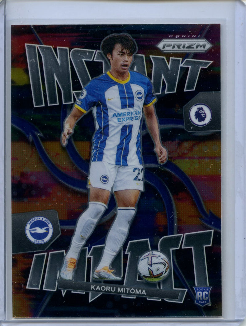 2022-23 Panini Prizm Premier League Kaoru Mitoma Instant Impact