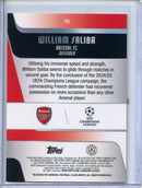 2025-26 Topps Chrome UEFA Club Comps William Saliba Negative