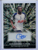 2025-26 Topps Chrome UEFA Club Comps Mohammed Kudus Black Lazer Autographs