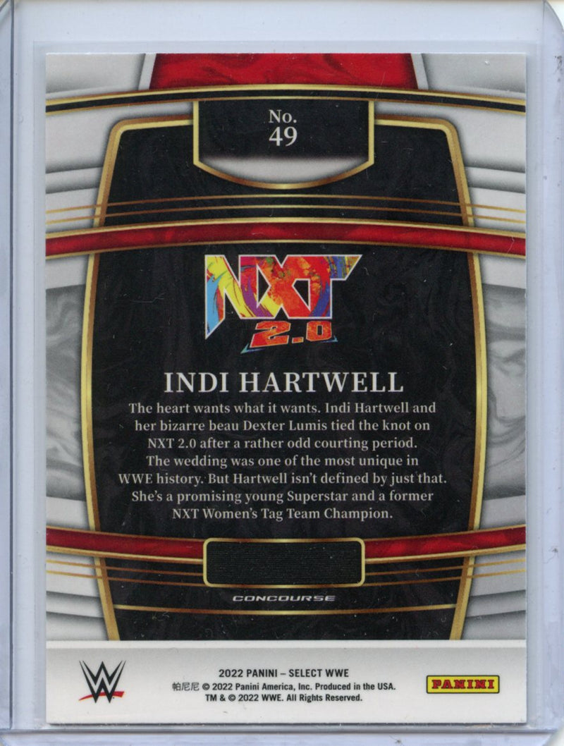 2022 Panini Select WWE Indi Hartwell Concourse