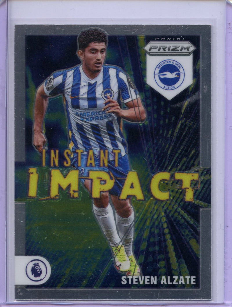 2021-22 Panini Prizm Premier League Steven Alzate Instant Impact