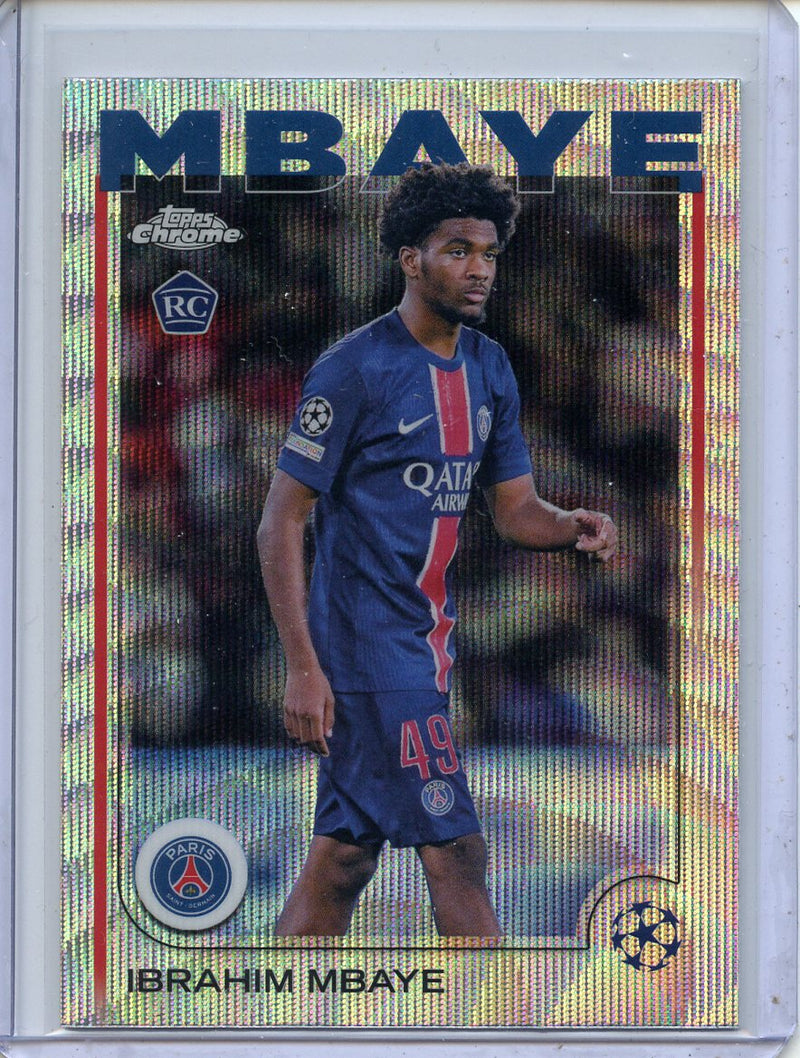 2024-25 Topps Chrome UEFA Club Comps Ibrahim Mbaye Wave