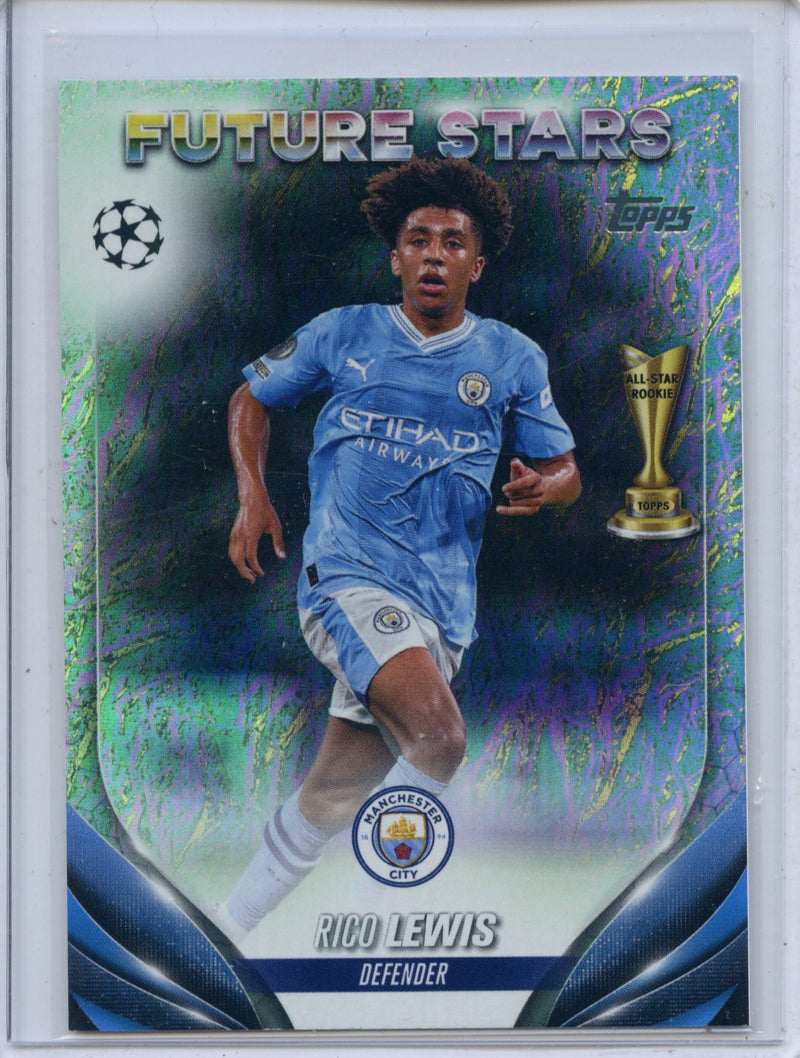 2023-24 Topps UEFA CC Jade Edition Rico Lewis