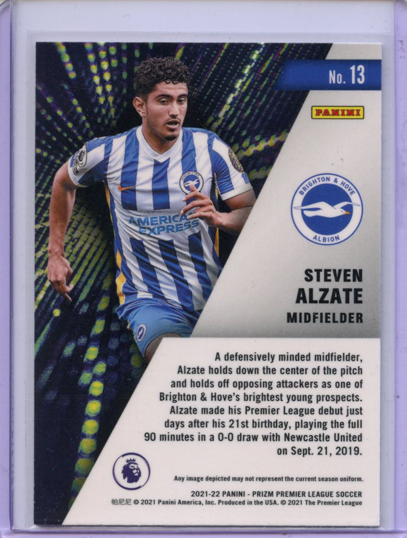 2021-22 Panini Prizm Premier League Steven Alzate Instant Impact