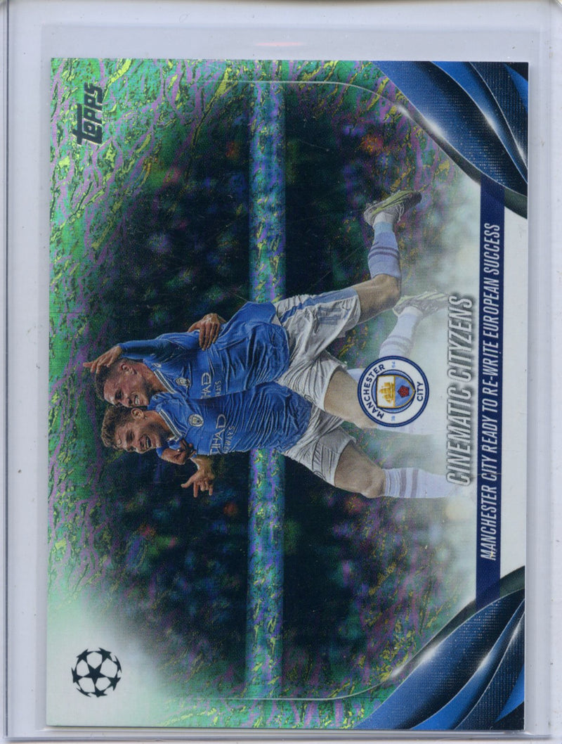 2023-24 Topps UEFA CC Jade Edition Cinematic Cityzens