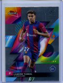 2023-24 Topps Finest UEFA Club Competitions Lamine Yamal