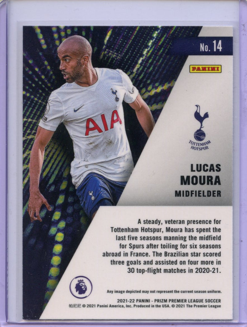 2021-22 Panini Prizm Premier League Lucas Moura Instant Impact