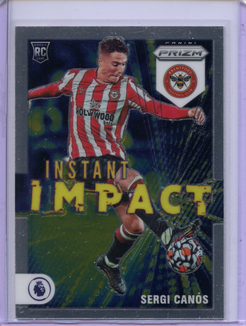 2021-22 Panini Prizm Premier League Sergi Canos Instant Impact