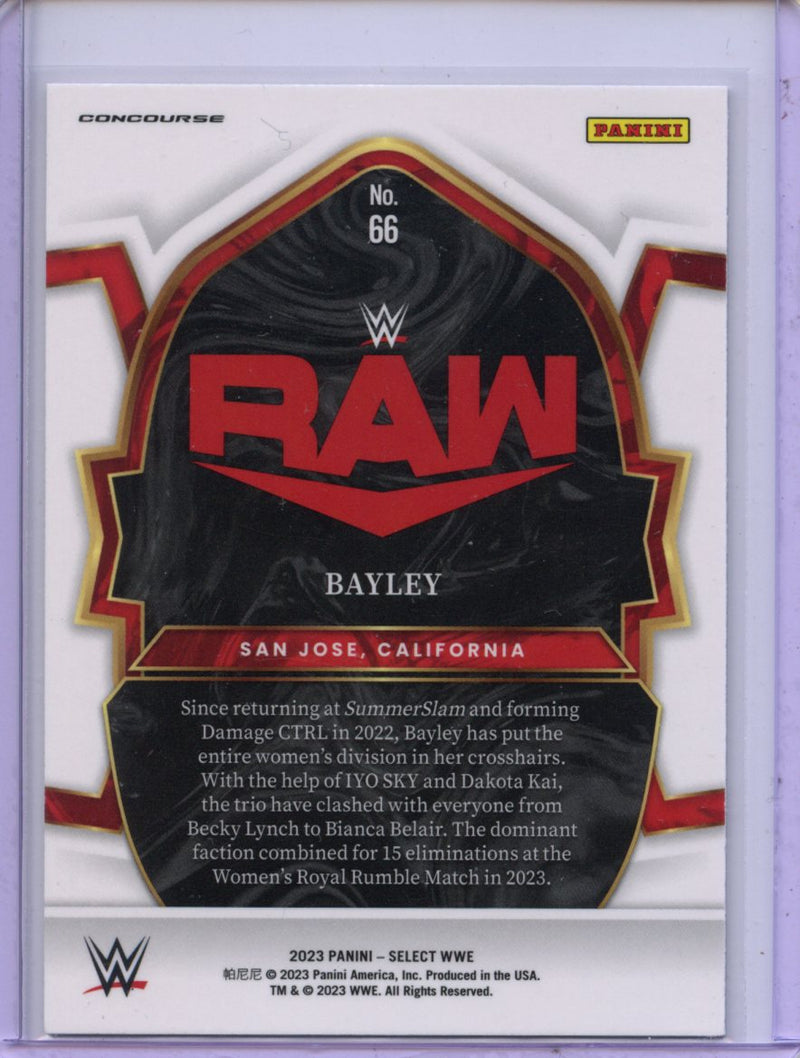 2023 Panini Select WWE Bayley Concourse