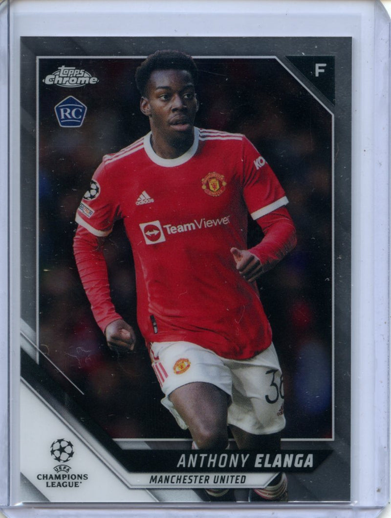 2021-22 Topps Chrome UEFA CL Anthony Elanga