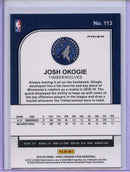 2019-20 Hoops Premium Josh Okogie Laser