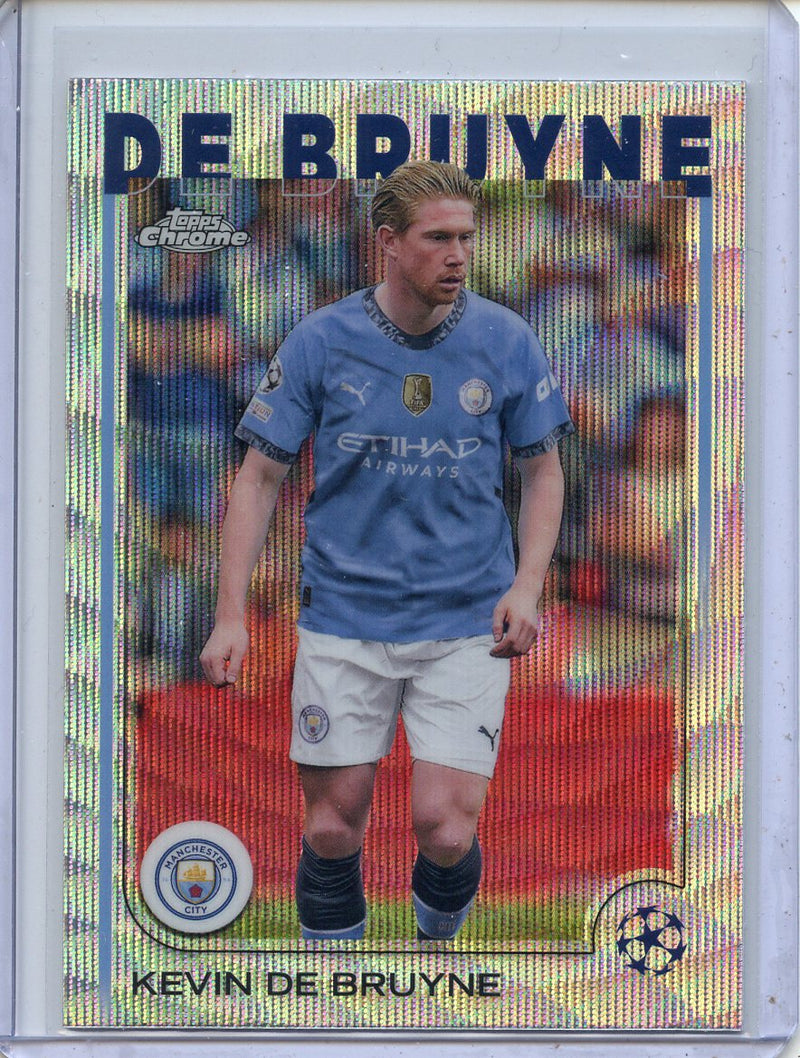 2024-25 Topps Chrome UEFA Club Comps Kevin De Bruyne Wave