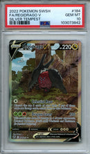 2022 Pokemon Sword & Shield Silver Tempest Regidrago V Full Art