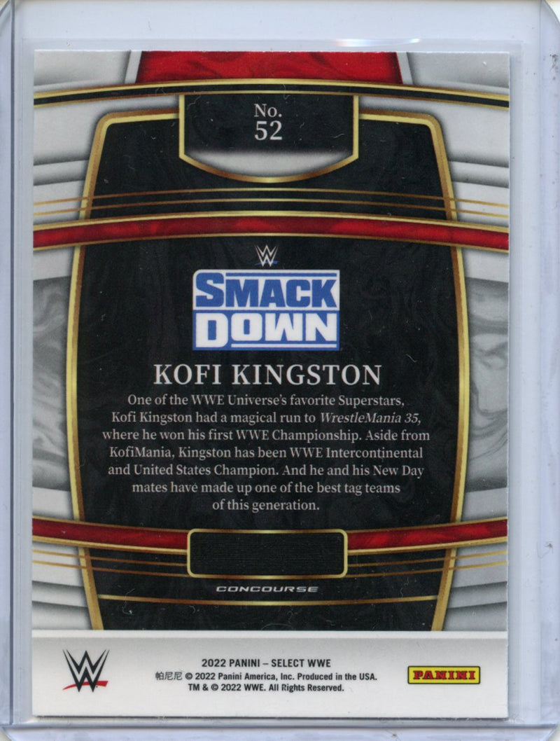 2022 Panini Select WWE Kofi Kingston Concourse
