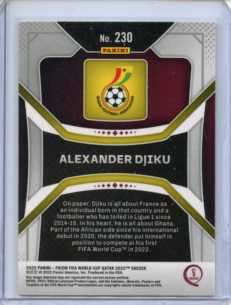 2022 Panini Prizm FIFA World Cup Qatar Alexander Djiku